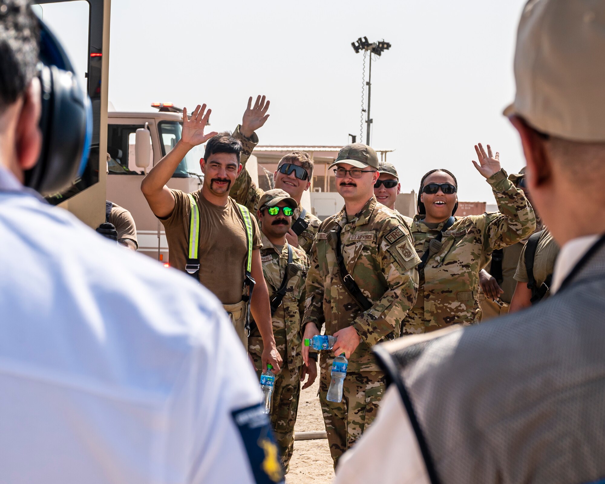 The 386th Air Expeditionary Wing hosted members of the local media in an effort to increase regional knowledge and coverage of the 386th AEW’s mission and presence.