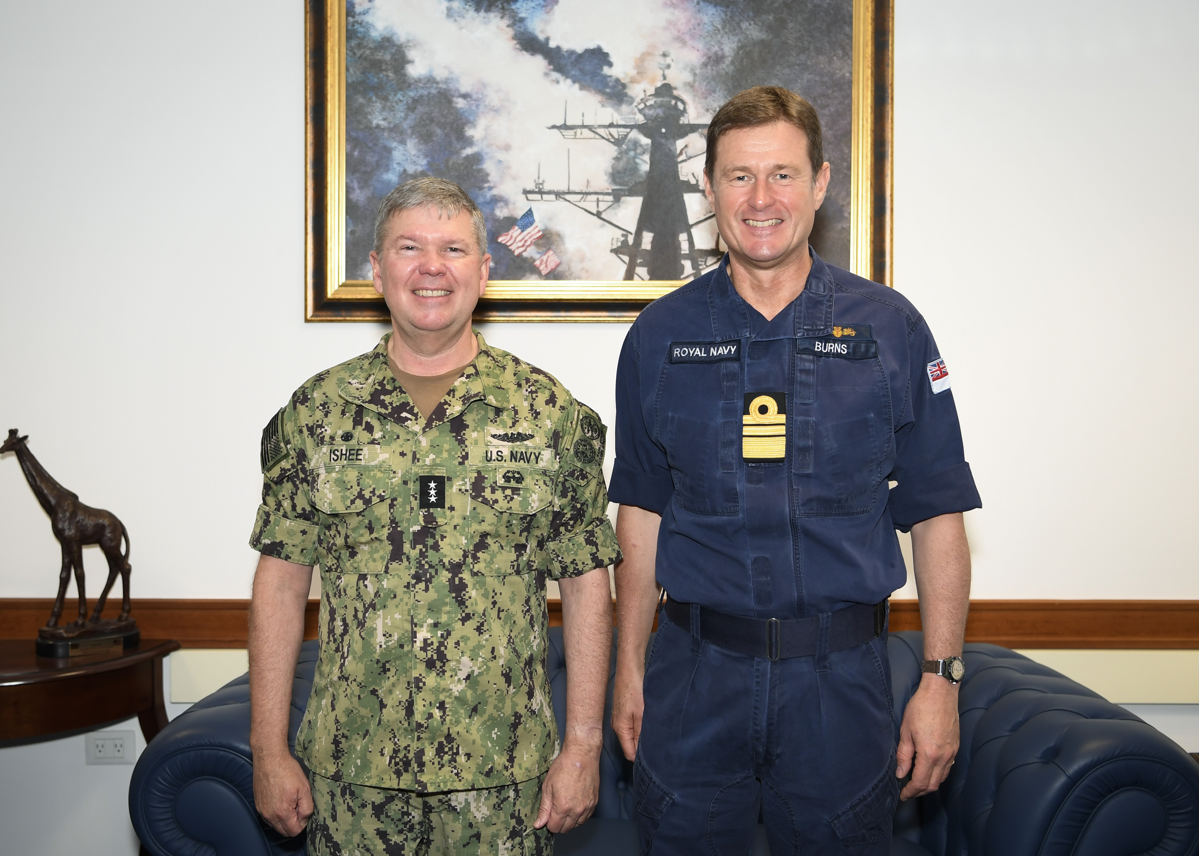 Readout of U.S. 6th Fleet Commander Vice Adm. Thomas Ishee Meeting with Royal Navy Fleet
