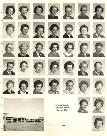 Staff in 1962.