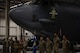 Airmen assigned to the 5th Aircraft Maintenance Squadron take part in the 3rd Quarter Load Crew Competition at Minot Air Force Base, North Dakota, Oct. 2, 2023. The competitors had to complete a written test, pass a uniform and equipment inspection, and load an inert missile onto a B-52H Stratofortress efficiently and quickly.