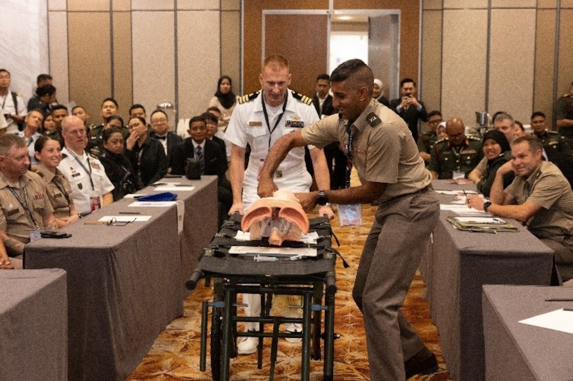 Image of service members conducting training.