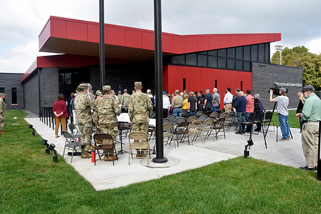 Wisconsin National Guard officials held a ribbon-cutting ceremony to signify the grand opening of the Wisconsin Army National Guard armory in Appleton, Wis., Sept. 28.