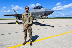 Airman 1st Class Quayston Thomas is an assistant dedicated crew chief with the 58th Aircraft Maintenance Unit at Eglin Air Force Base, Florida.