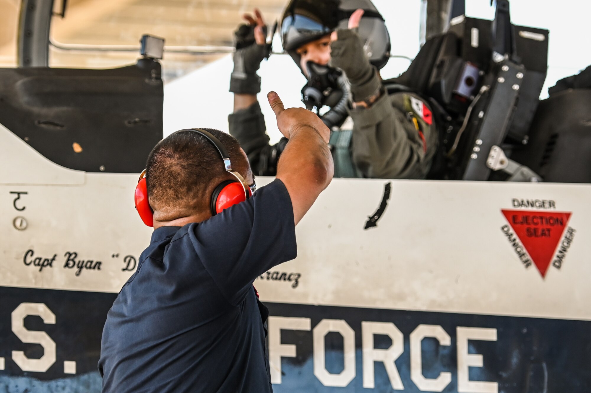 Surge week was a high-tempo increase in flying sorties that tested new operational concepts. (U.S. Air Force photo by Airman 1st Class Keira Rossman)