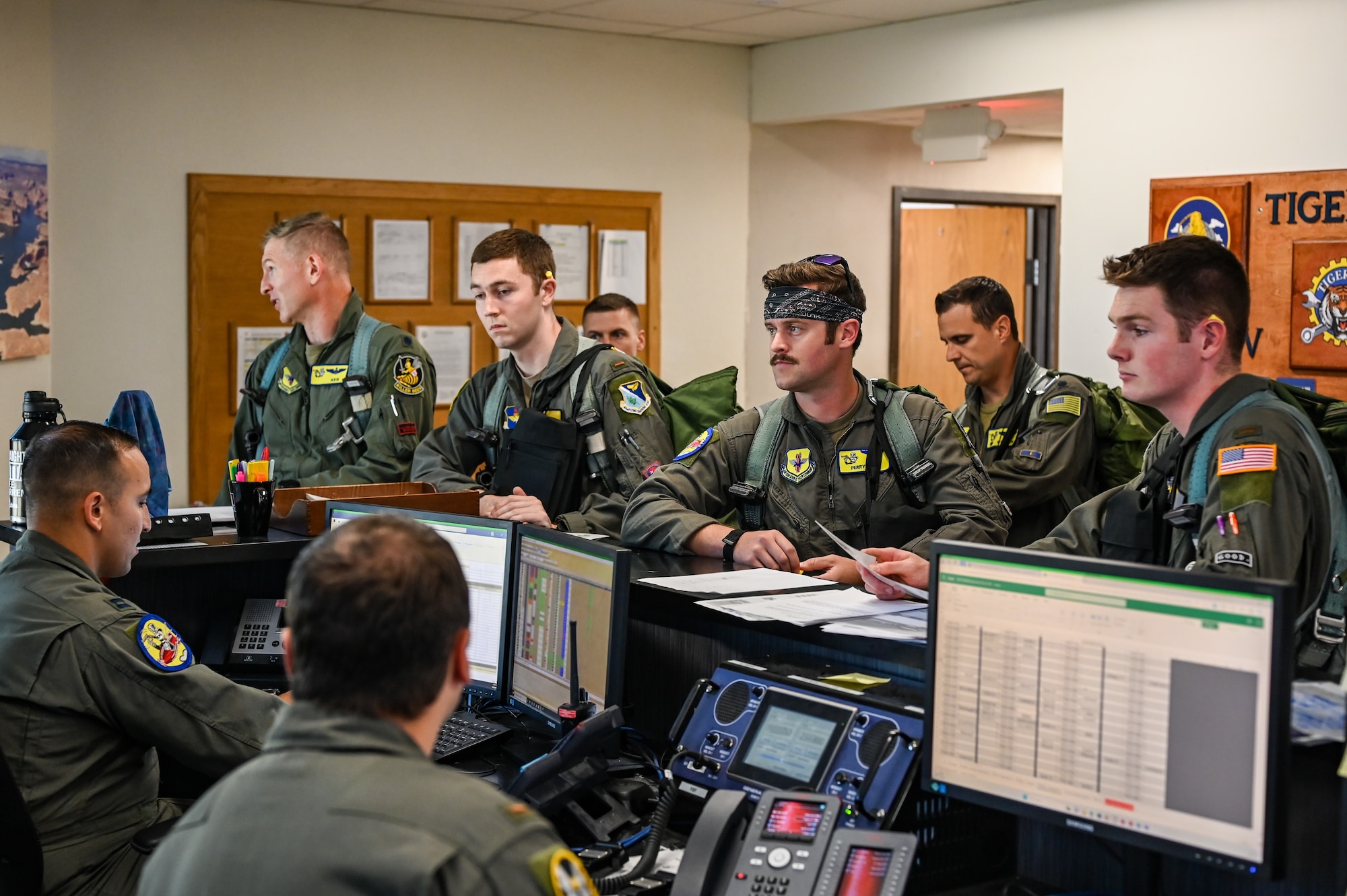 Surge week was a high-tempo increase in flying sorties that tested new operational concepts. (U.S. Air Force photo by Airman 1st Class Keira Rossman)