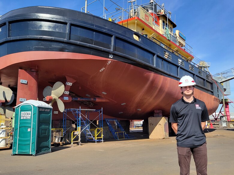 DCV Hayward undergoes repairs at Bayonne Dry Dock