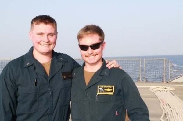 Brothers Reunite at Sea Aboard USS Stethem