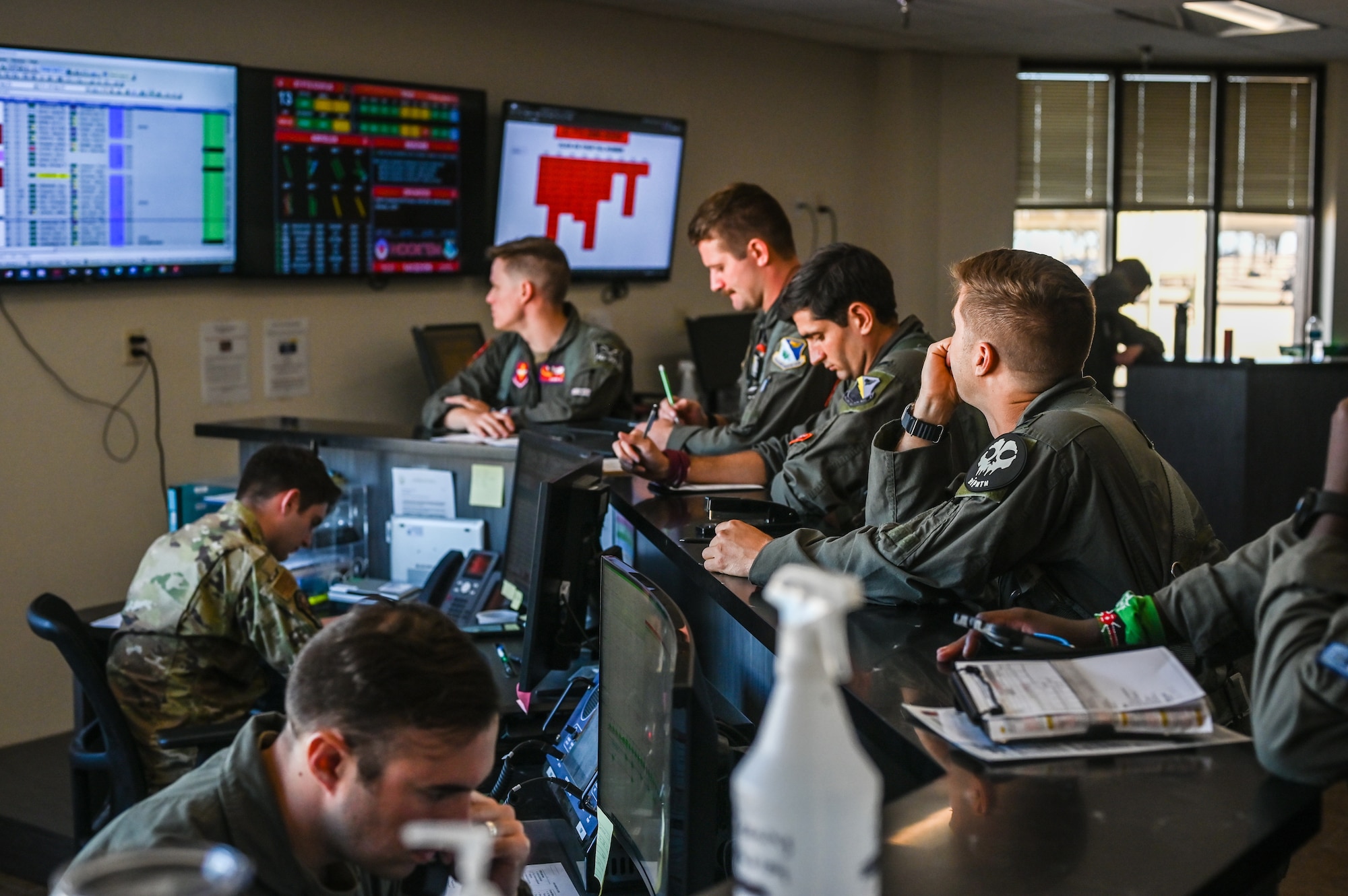 Surge week was a high-tempo increase in flying sorties that tested new operational concepts. (U.S. Air Force photo by Airman 1st Class Keira Rossman)