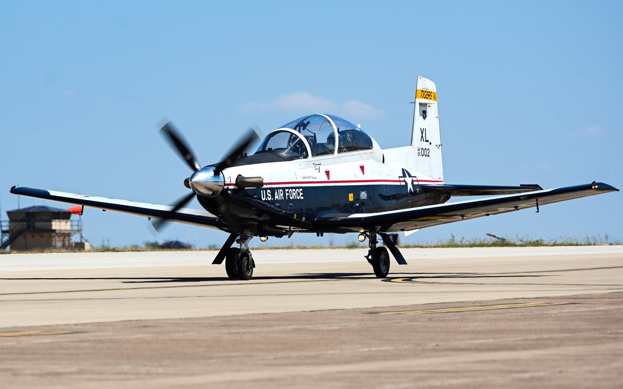 Surge week was a high-tempo increase in flying sorties that tested new operational concepts. (U.S. Air Force photo by Airman 1st Class Keira Rossman)