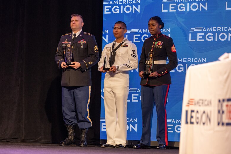 Sgt. Bordes - 2023 American Legion Spirit Service Awardee for the U.S. Marine Corps