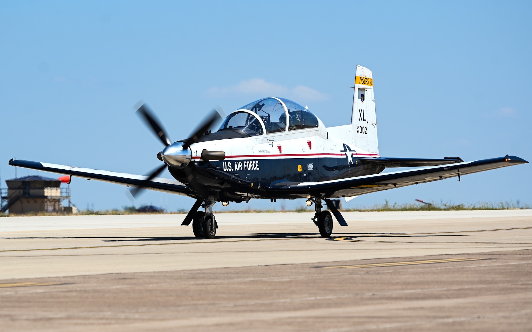 Surge week was a high-tempo increase in flying sorties that tested new operational concepts. (U.S. Air Force photo by Airman 1st Class Keira Rossman)