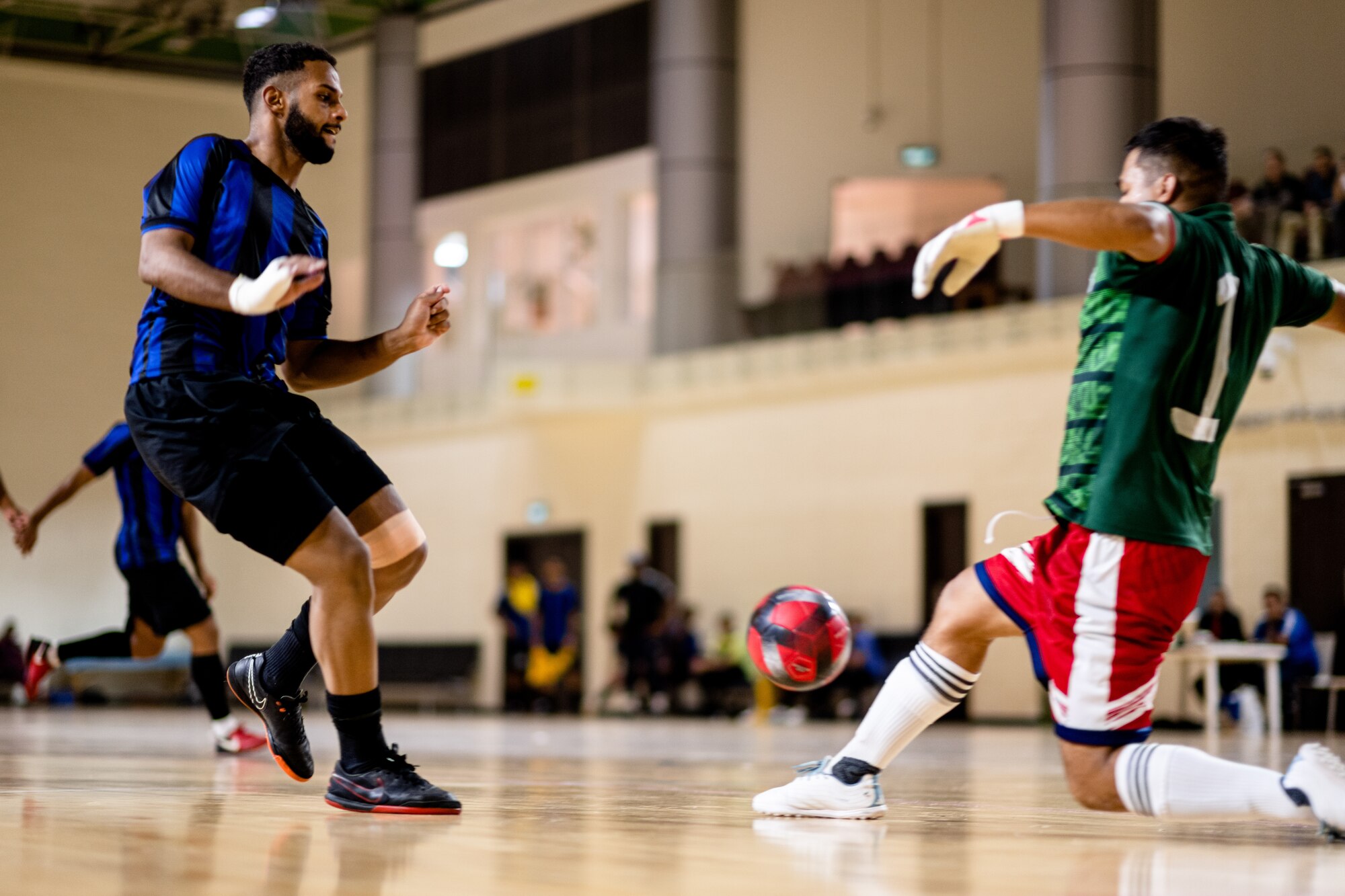 People playing soccer