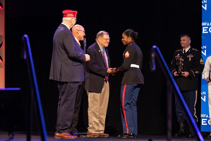 Sgt. Bordes - 2023 American Legion Spirit Service Awardee for the U.S. Marine Corps