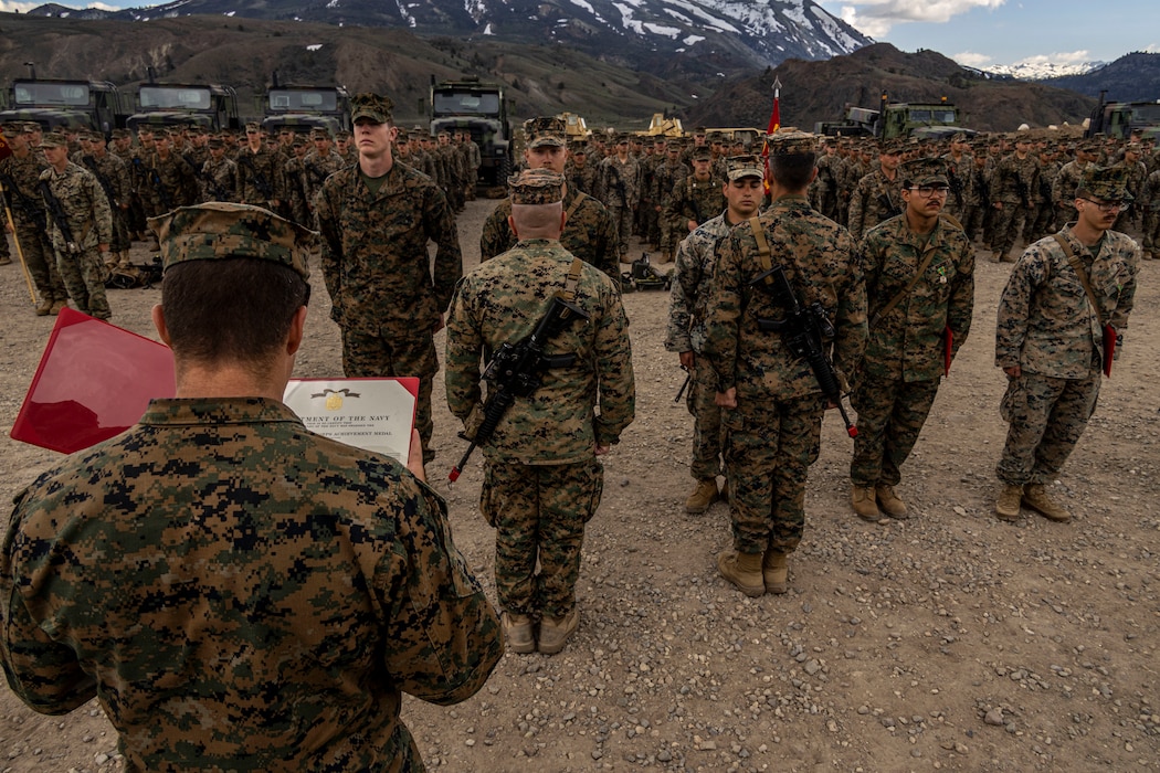 MTX 4-23: Marines with 2/23 celebrate the end of MTX with a warrior's night at Mountain Warfare Training Center