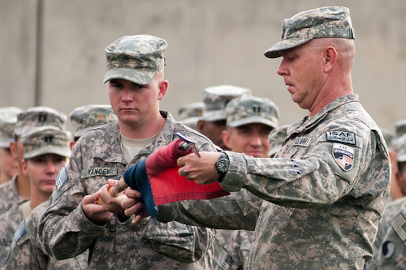 Soldiers from 29th Infantry Division return from duty in Afghanistan