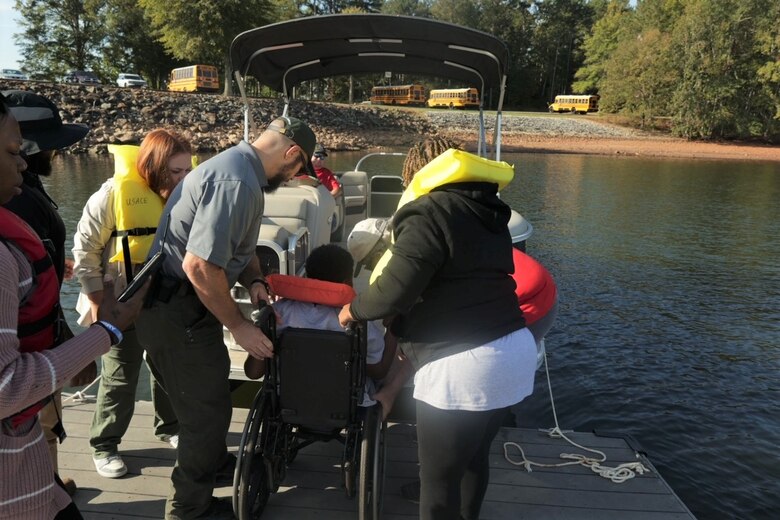 On Thursday, the U.S. Army Corps of Engineers kicked off its 44th annual "Special Day for Special People" event, October 5, 2023. Groups of mentally and physically challenged individuals of all ages and elderly groups in the local community were invited to take a boat tour around West point Lake.