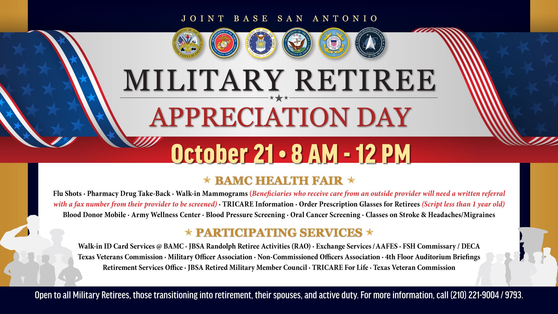 Joint Base San Antonio Military Retiree Appreciation Day