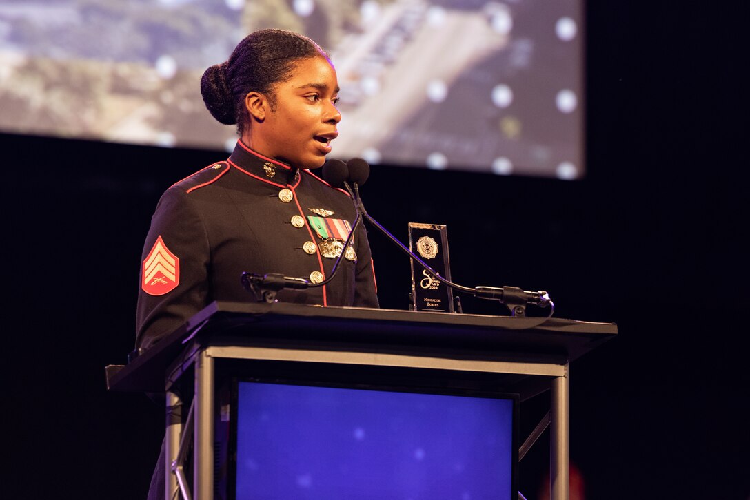 Sgt. Bordes - 2023 American Legion Spirit Service Awardee for the U.S. Marine Corps