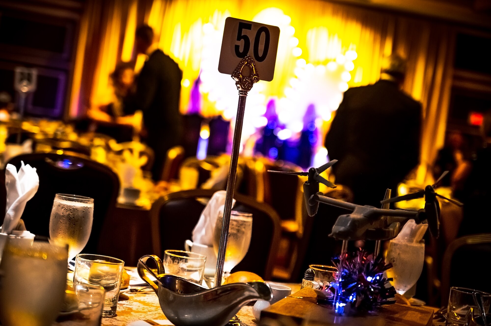 Service members and distinguished guests attend the Navy Ball in Atlantic City on October 6, 2023. The event also commemorated the U.S. Navy’s 248th birthday in service of the Department of Defense.