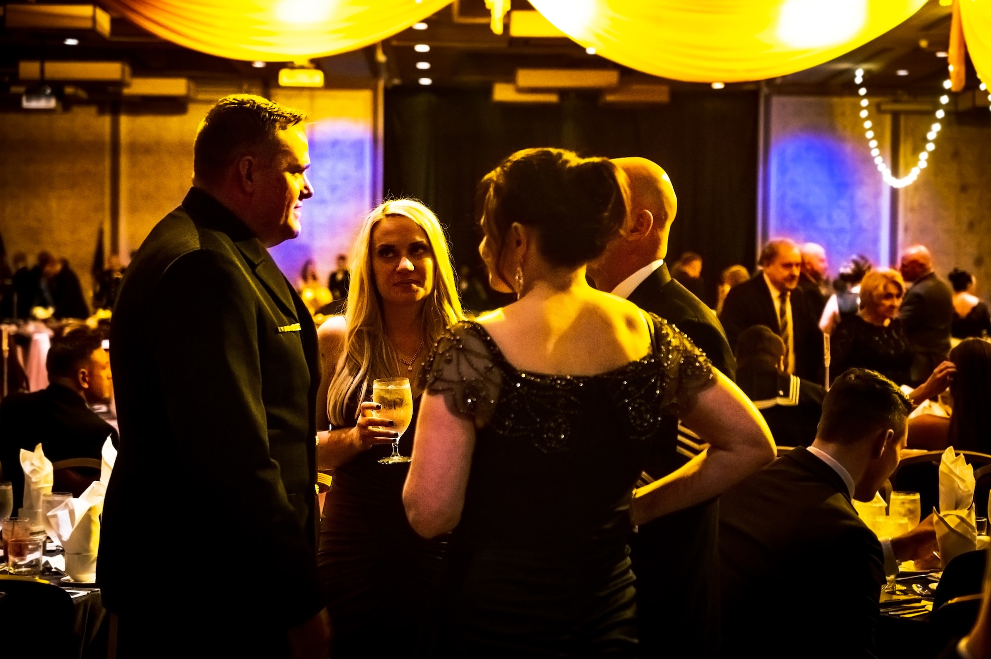 Service members and distinguished guests attend the Navy Ball in Atlantic City on October 6, 2023. The event also commemorated the U.S. Navy’s 248th birthday in service of the Department of Defense.