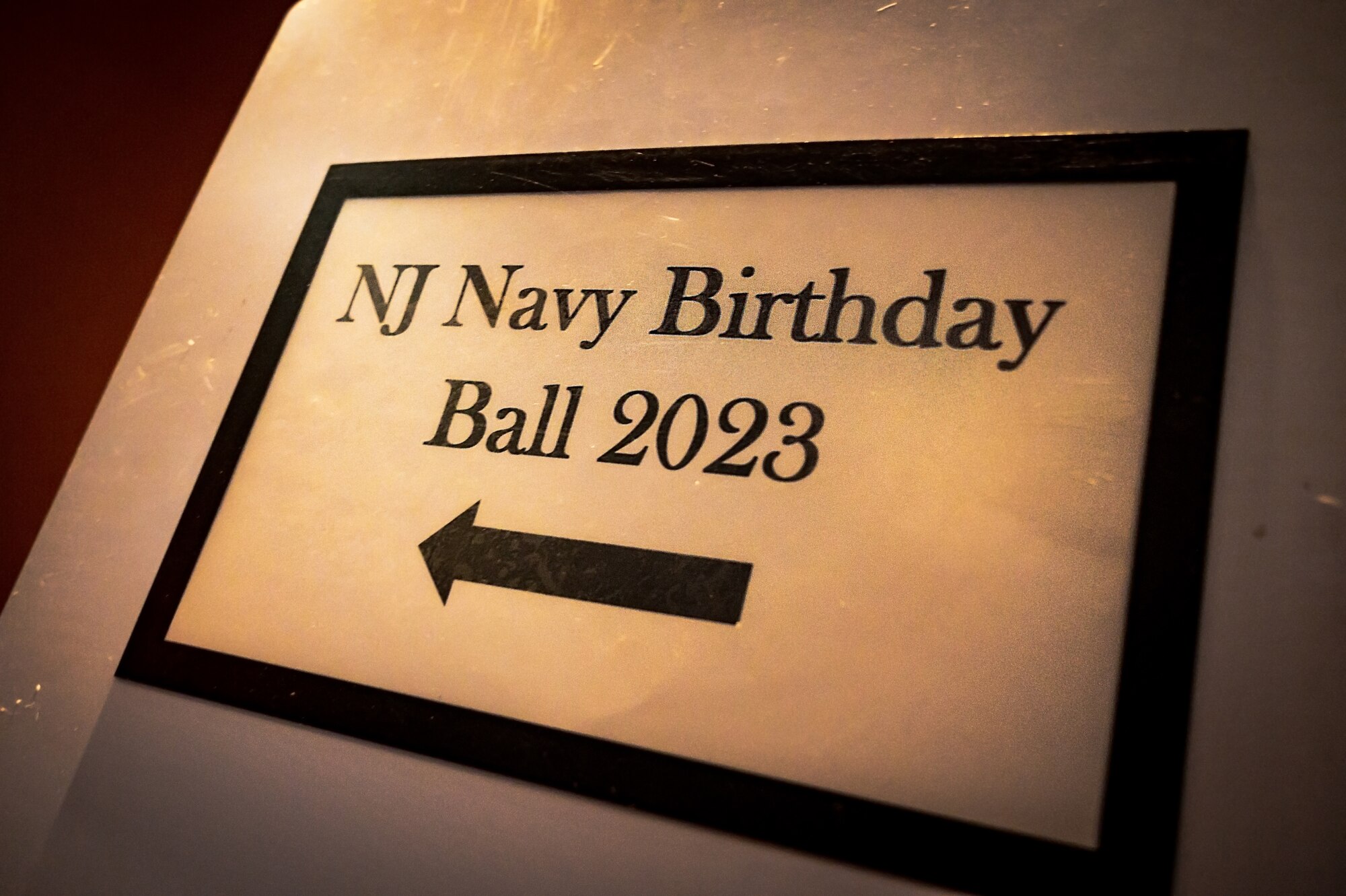 Service members and distinguished guests attend the Navy Ball in Atlantic City on October 6, 2023. The event also commemorated the U.S. Navy’s 248th birthday in service of the Department of Defense.