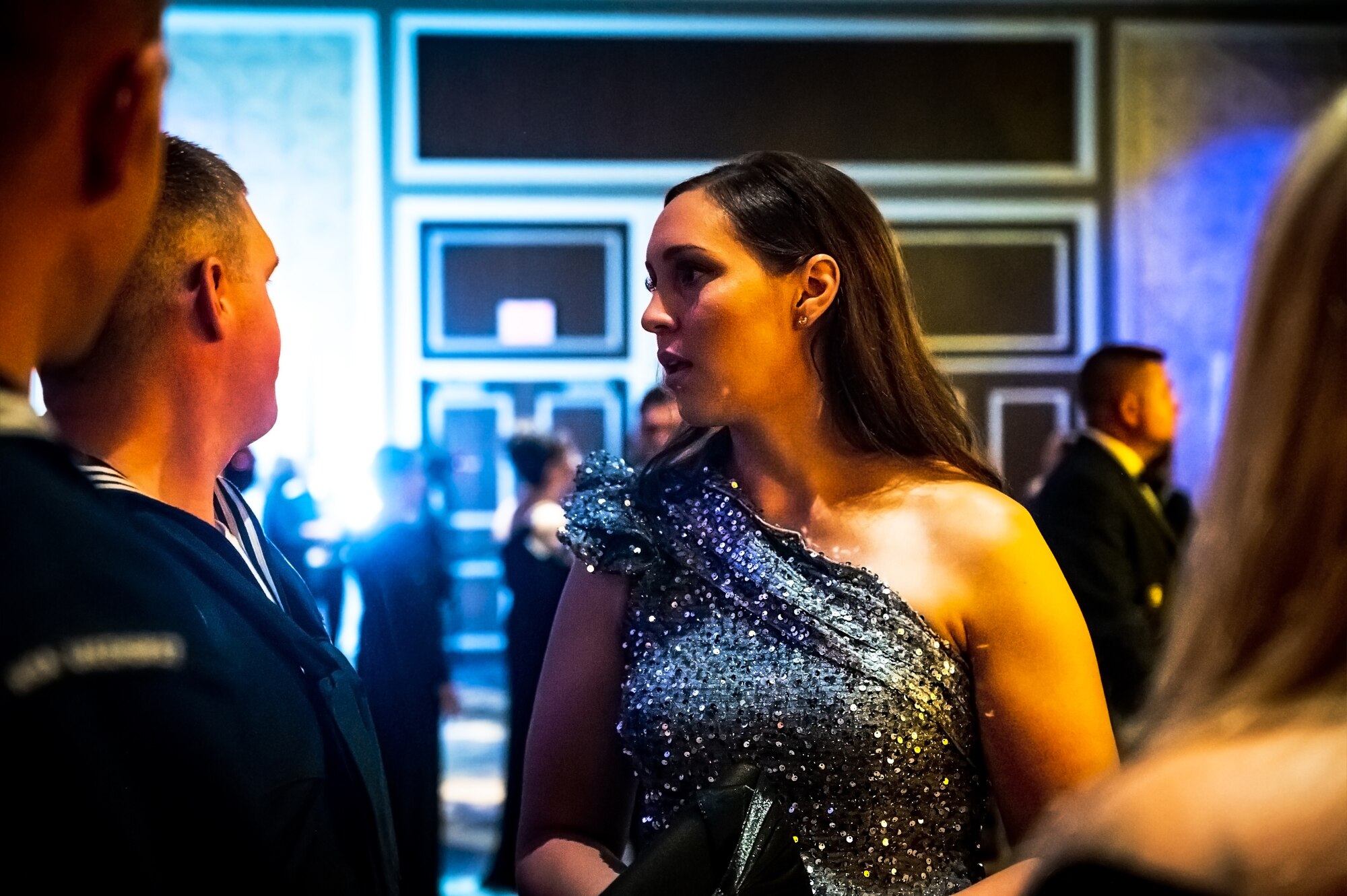 Service members and distinguished guests attend the Navy Ball in Atlantic City on October 6, 2023. The event also commemorated the U.S. Navy’s 248th birthday in service of the Department of Defense.
