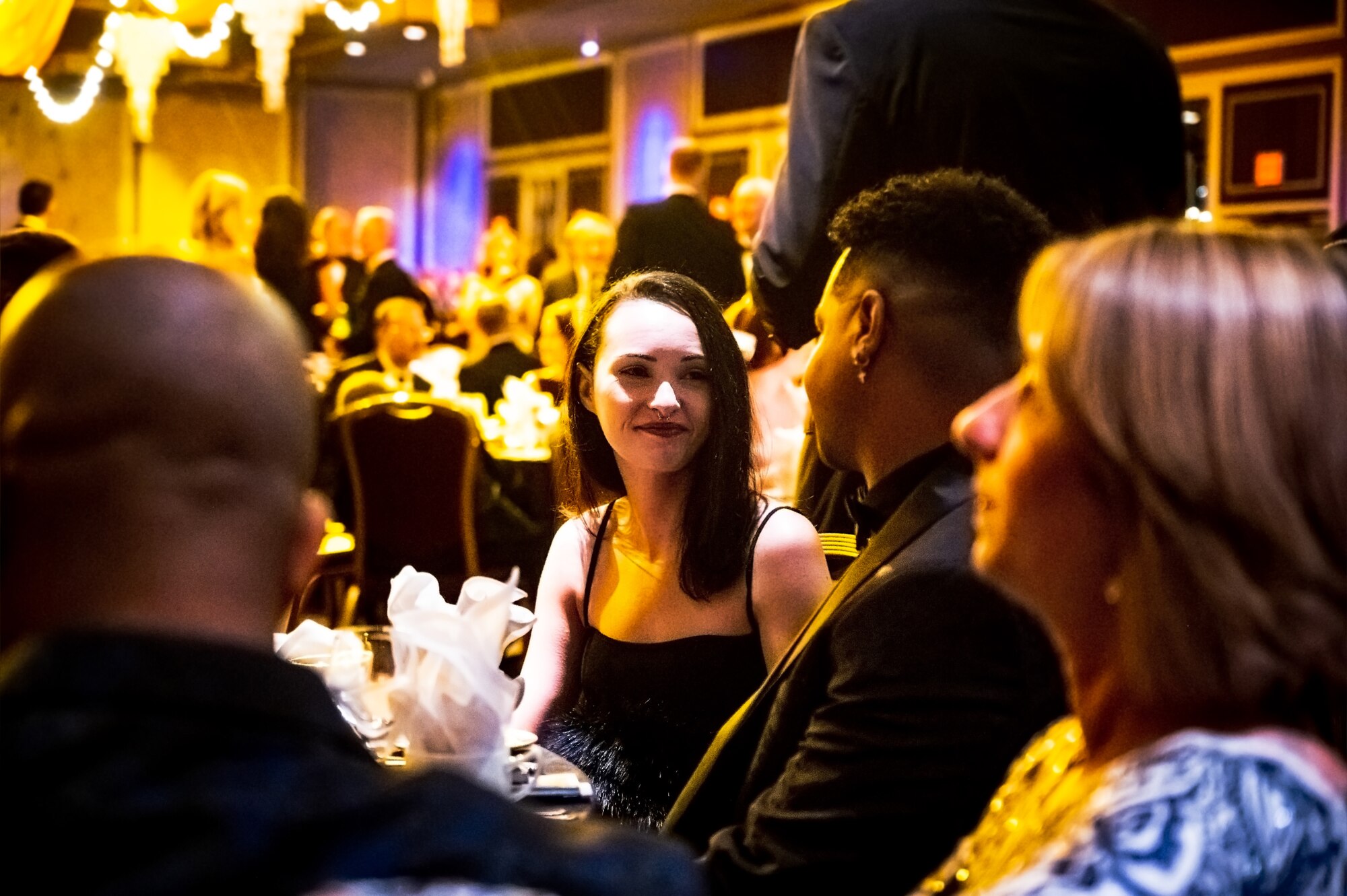 Service members and distinguished guests attend the Navy Ball in Atlantic City on October 6, 2023. The event also commemorated the U.S. Navy’s 248th birthday in service of the Department of Defense.