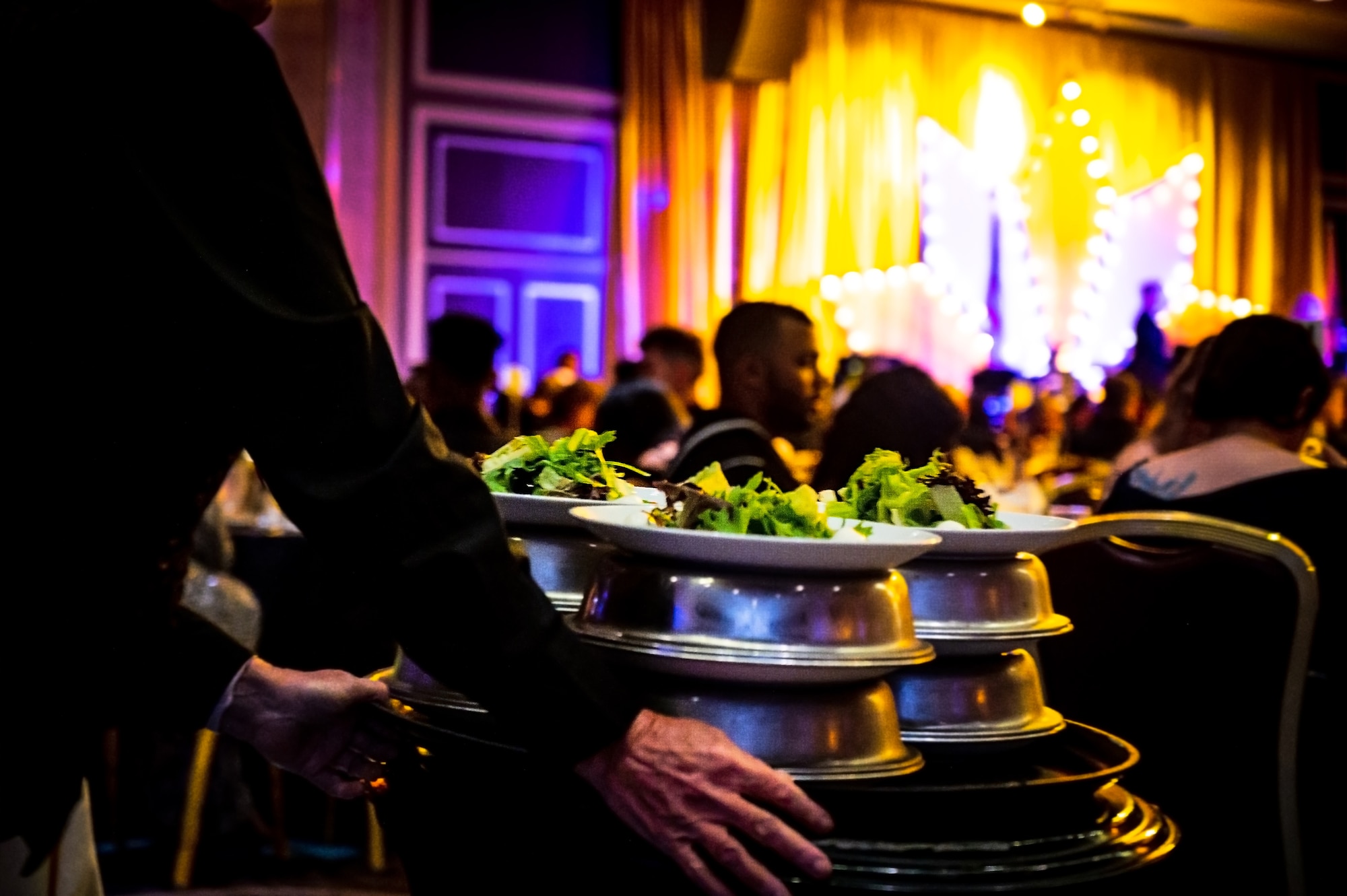 Service members and distinguished guests attend the Navy Ball in Atlantic City on October 6, 2023. The event also commemorated the U.S. Navy’s 248th birthday in service of the Department of Defense.