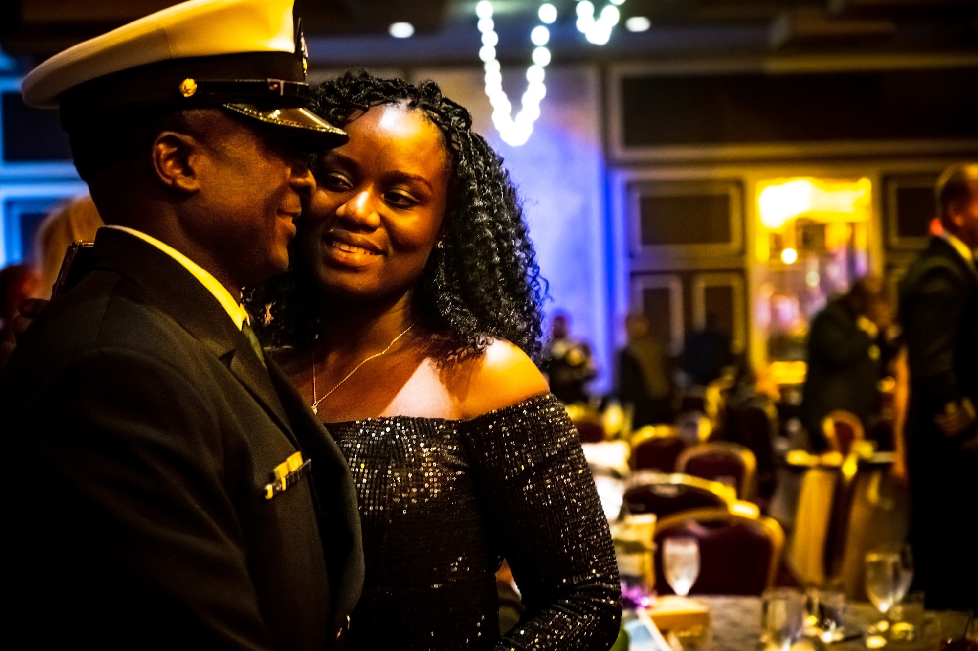 Service members and distinguished guests attend the Navy Ball in Atlantic City on October 6, 2023. The event also commemorated the U.S. Navy’s 248th birthday in service of the Department of Defense.