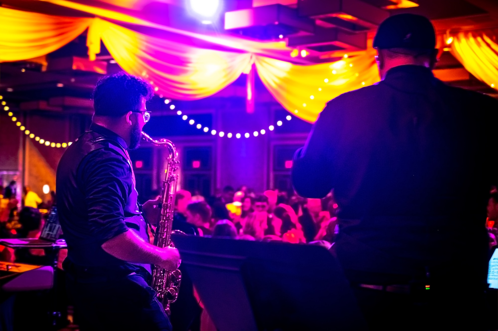 Service members and distinguished guests attend the Navy Ball in Atlantic City on October 6, 2023. The event also commemorated the U.S. Navy’s 248th birthday in service of the Department of Defense.