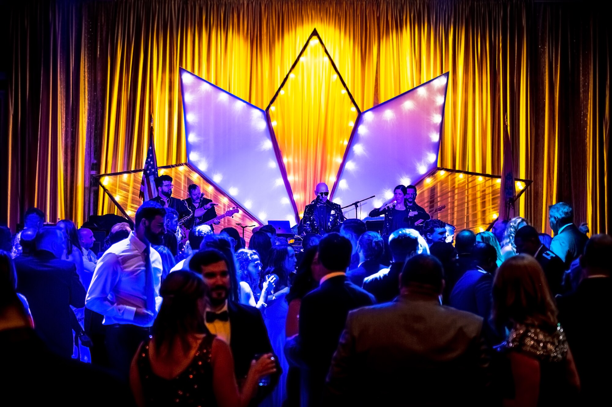 Service members and distinguished guests attend the Navy Ball in Atlantic City on October 6, 2023. The event also commemorated the U.S. Navy’s 248th birthday in service of the Department of Defense.
