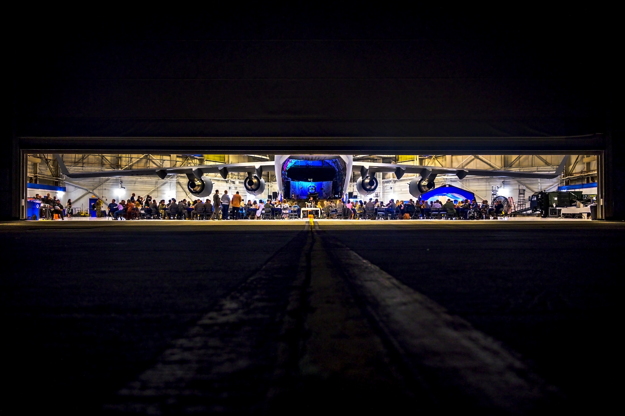 Airmen assigned to the 305th Air Mobility Wing’s 6th Airlift Squadron commemorate its 90th anniversary at Joint Base McGuire-Dix-Lakehurst, N.J. on 5 Oct, 2023. The Airlift Squadron is the oldest in the Air Force and derives its nickname, the Bully Beef Express, from its days of delivering beef food rations to British and Australian soldiers during World War II.