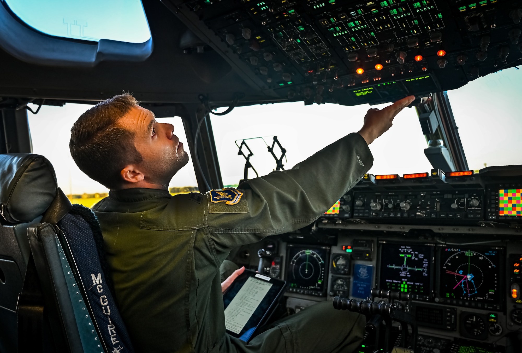 Airmen assigned to the 305th Air Mobility Wing’s 6th Airlift Squadron commemorate its 90th anniversary at Joint Base McGuire-Dix-Lakehurst, N.J. on 5 Oct, 2023. The Airlift Squadron is the oldest in the Air Force and derives its nickname, the Bully Beef Express, from its days of delivering beef food rations to British and Australian soldiers during World War II.