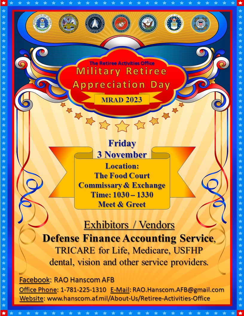 Retiree Activities Office to host annual Military Retiree Appreciation