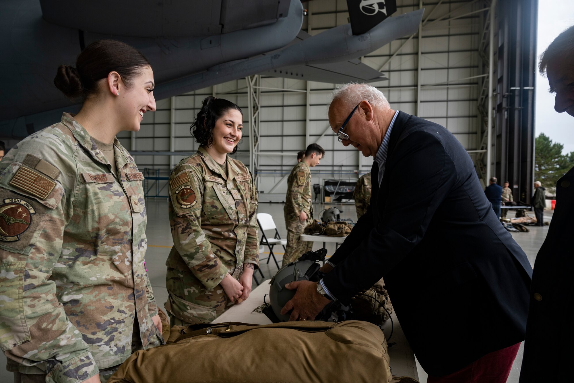 The event aimed to facilitate interactions between new appointees and base leadership, providing insights into the wing’s missions and showcasing various aircraft.