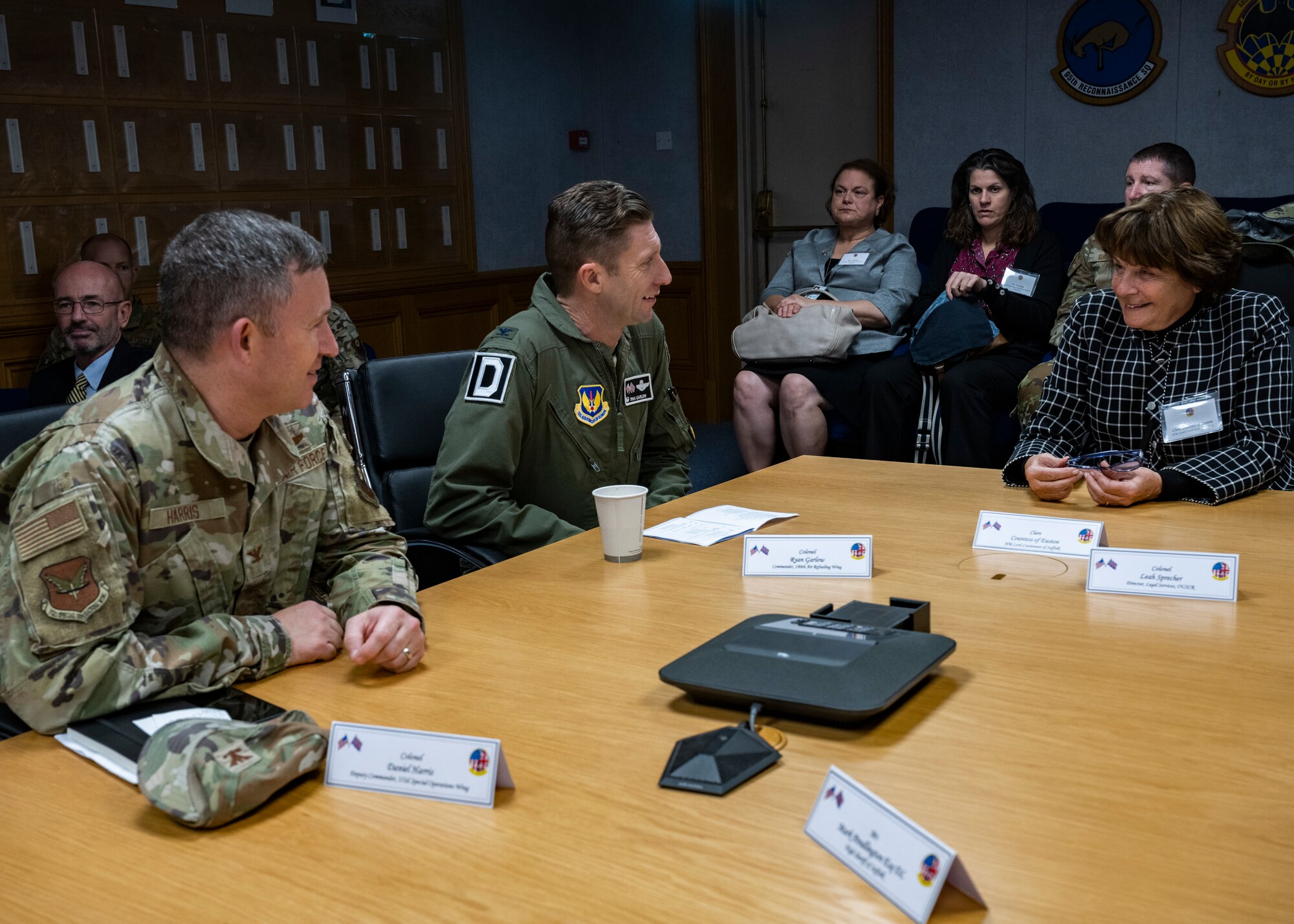 The event aimed to facilitate interactions between new appointees and base leadership, providing insights into the wing’s missions and showcasing various aircraft.