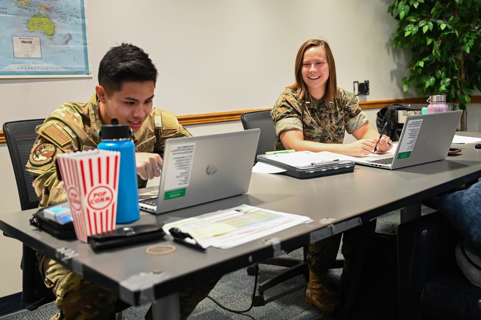 The 337th Air Control Squadron held its first joint Undergraduate Air Battle Manager Training course with the U.S. Marine Corps junior officers this year.