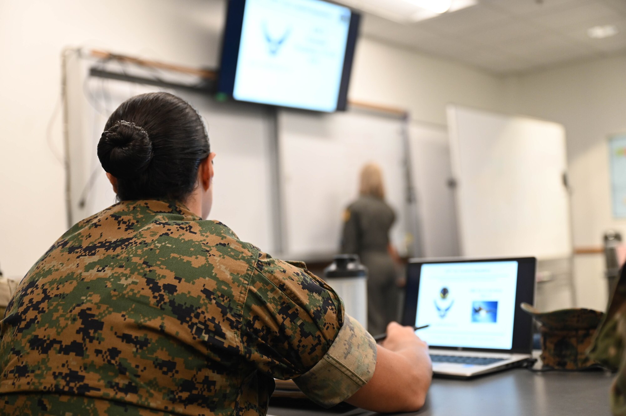The 337th Air Control Squadron held its first joint Undergraduate Air Battle Manager Training course with the U.S. Marine Corps junior officers this year.