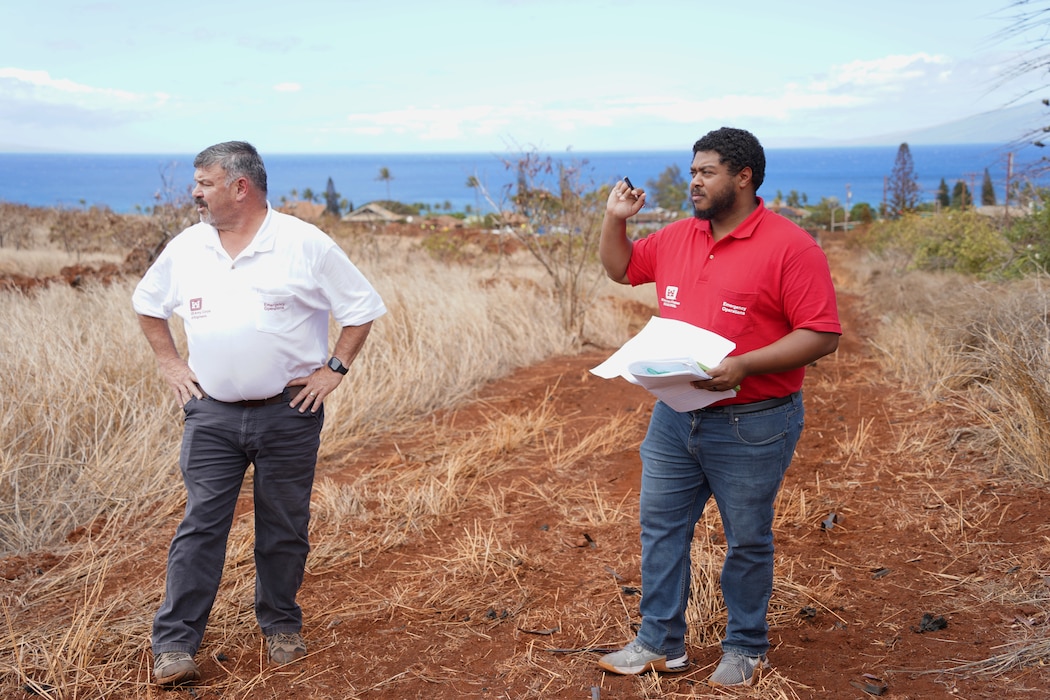The U.S. Army Corps of Engineers is proud to partner with the state on this important project and to deliver for the children and community of Lahaina. (U.S. Army photo by Katie Newton)