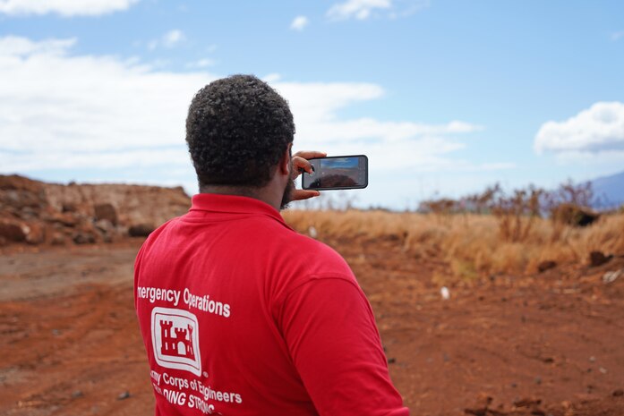 The U.S. Army Corps of Engineers is proud to partner with the state on this important project and to deliver for the children and community of Lahaina. (U.S. Army photo by Katie Newton)