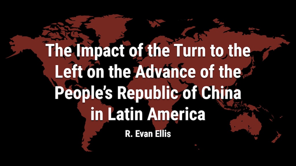 R. Evan Ellis 
This work uses the comparative method, complemented by quantitative data, to examine engagement by the People’s Republic of China (PRC) in Latin America as a function of government type, across a range of activities, including trade, investment, infrastructure projects, security relations, and technical architectures over the past two decades. The findings indicate that the PRC establishes distinct and often broader forms of engagement with populist, anti-US governments, although this does not necessarily translate into a higher volume of PRC investment or overall trade with those governments. This is the first major work in the growing China–Latin America literature to explicitly analyze the dynamics of PRC engagement across regime type. It contributes to strategic analysis of the PRC challenge in the region by the operational force, including the identification of risks, and the formulation of responses, including credible messaging, in support of a coordinated whole-of-government response to the PRC challenge.

Read now: The Impact of the Turn to the Left on the Advance of the People’s Republic of China in Latin

Image adapted from FreePik (https://www.freepik.com/free-vector/coronavirus-map_7456298.htm)