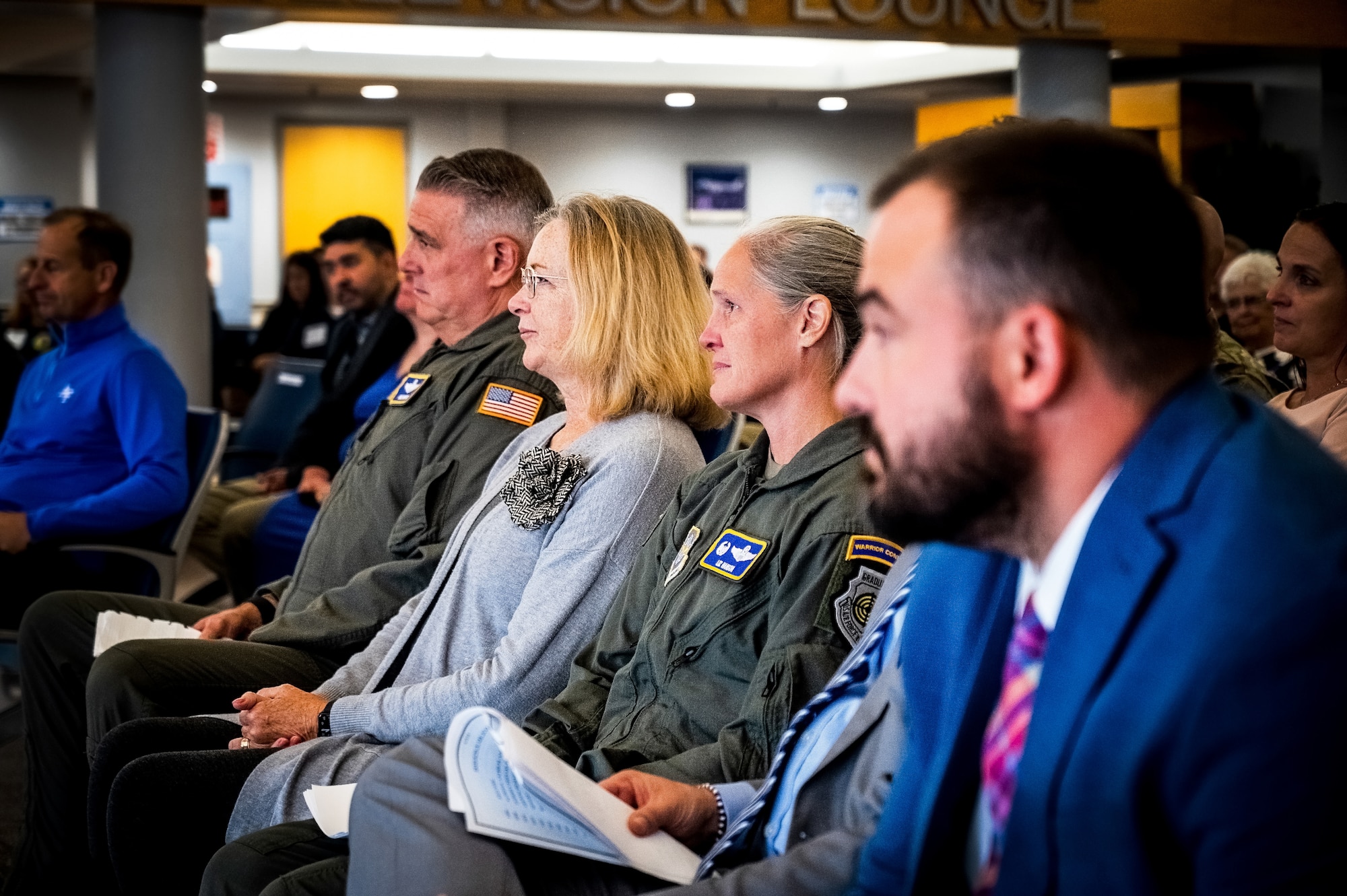 U.S. Air Force Gen. Mike Minihan, Air Mobility Command commander, officiates the ribbon cutting ceremony for Sean’s Room at Joint Base McGuire-Dix-Lakehurst, N.J. on 10 October, 2023. Modeled after Sean’s House, a program based in Newark, Delaware, Sean’s Room offers a safe peer-to-peer environment for JB MDL personnel to receive mental health support and maintain confidentiality as required by law. Sean’s House was originally founded by Christopher Locke after he tragically lost his son, Sean, to suicide in 2018.