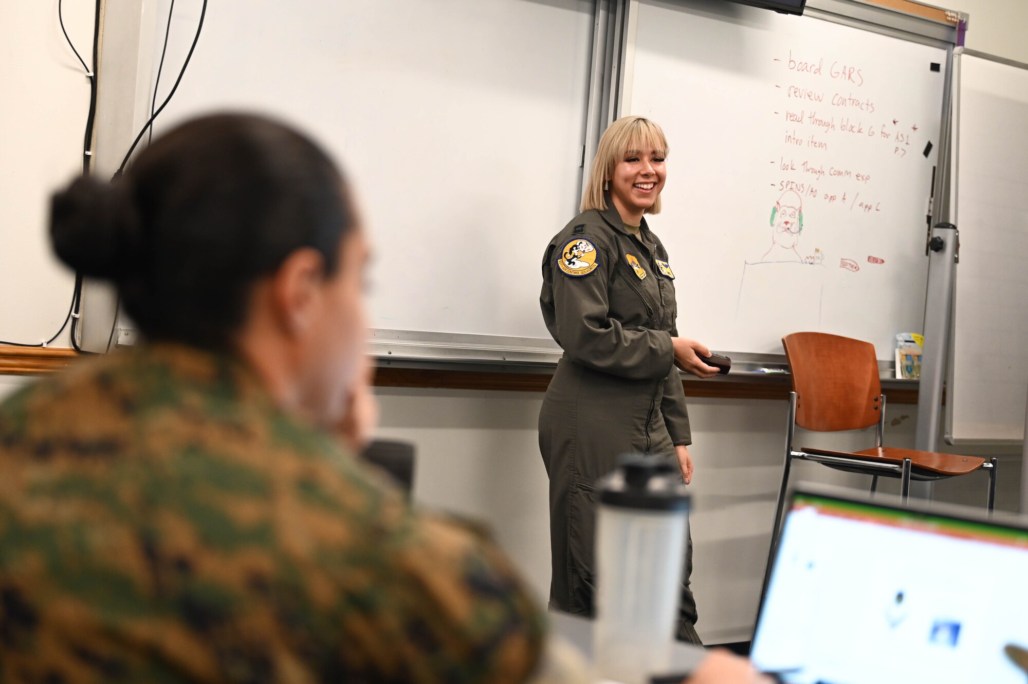 The 337th Air Control Squadron held its first joint Undergraduate Air Battle Manager Training course with the U.S. Marine Corps junior officers this year.