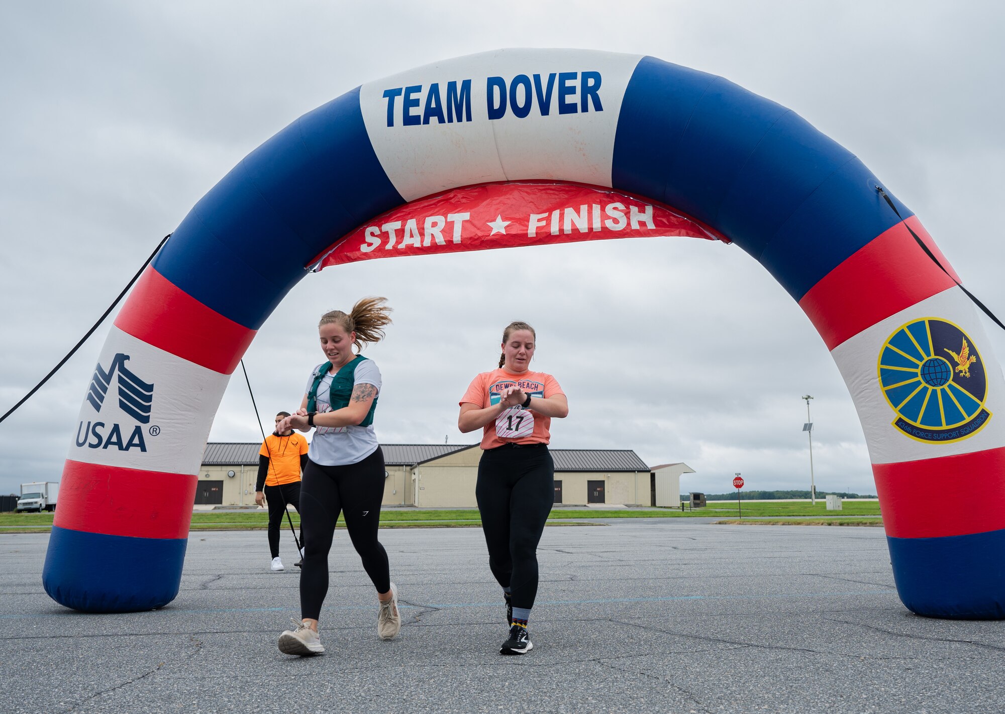 Sisters running