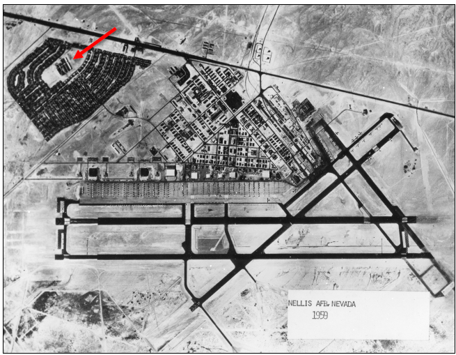 Lomie G. Heard Elementary School “Desert Hawks” facility on Nellis Air Force Base. The school is