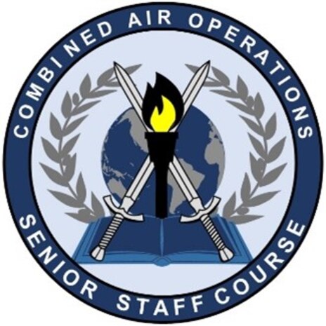 Combined Air and Space Operations Senior Staff Course emblem