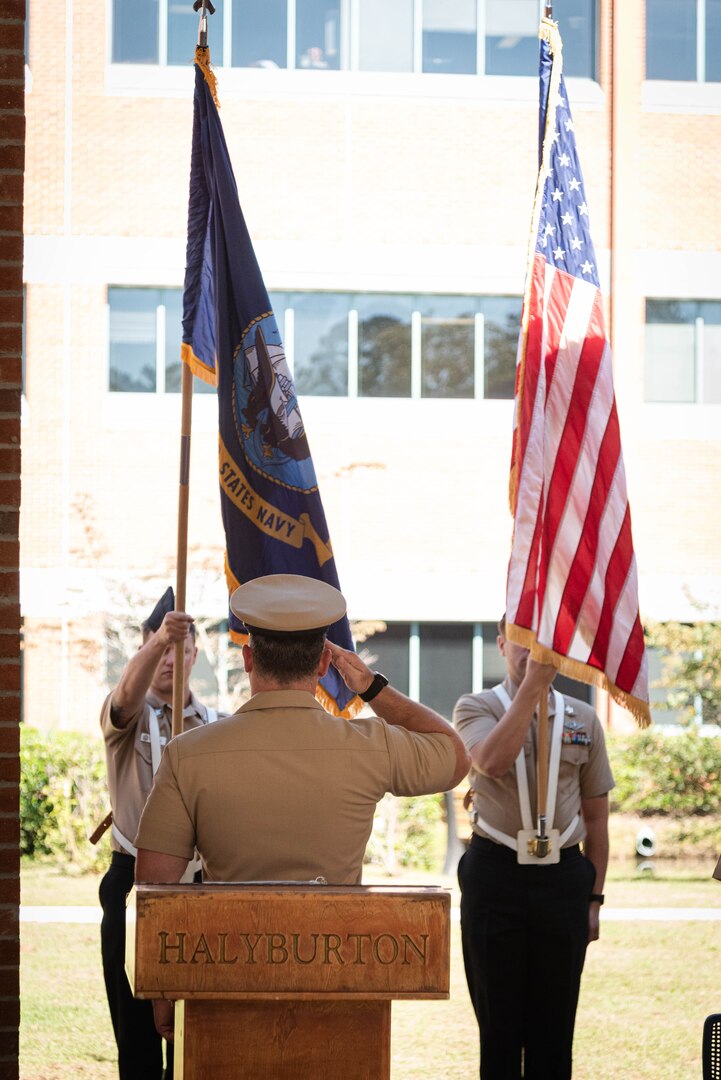 Sailors serving aboard Marine Corps Air Station Cherry Point celebrated the U.S. Navy’s 248th Birthday during a ceremony held Friday, October 13, 2023.

Sailors serving aboard the base and Naval Health Clinic Cherry Point conducted a ceremony honoring the Navy’s heritage and conducted a cake cutting afterwards.