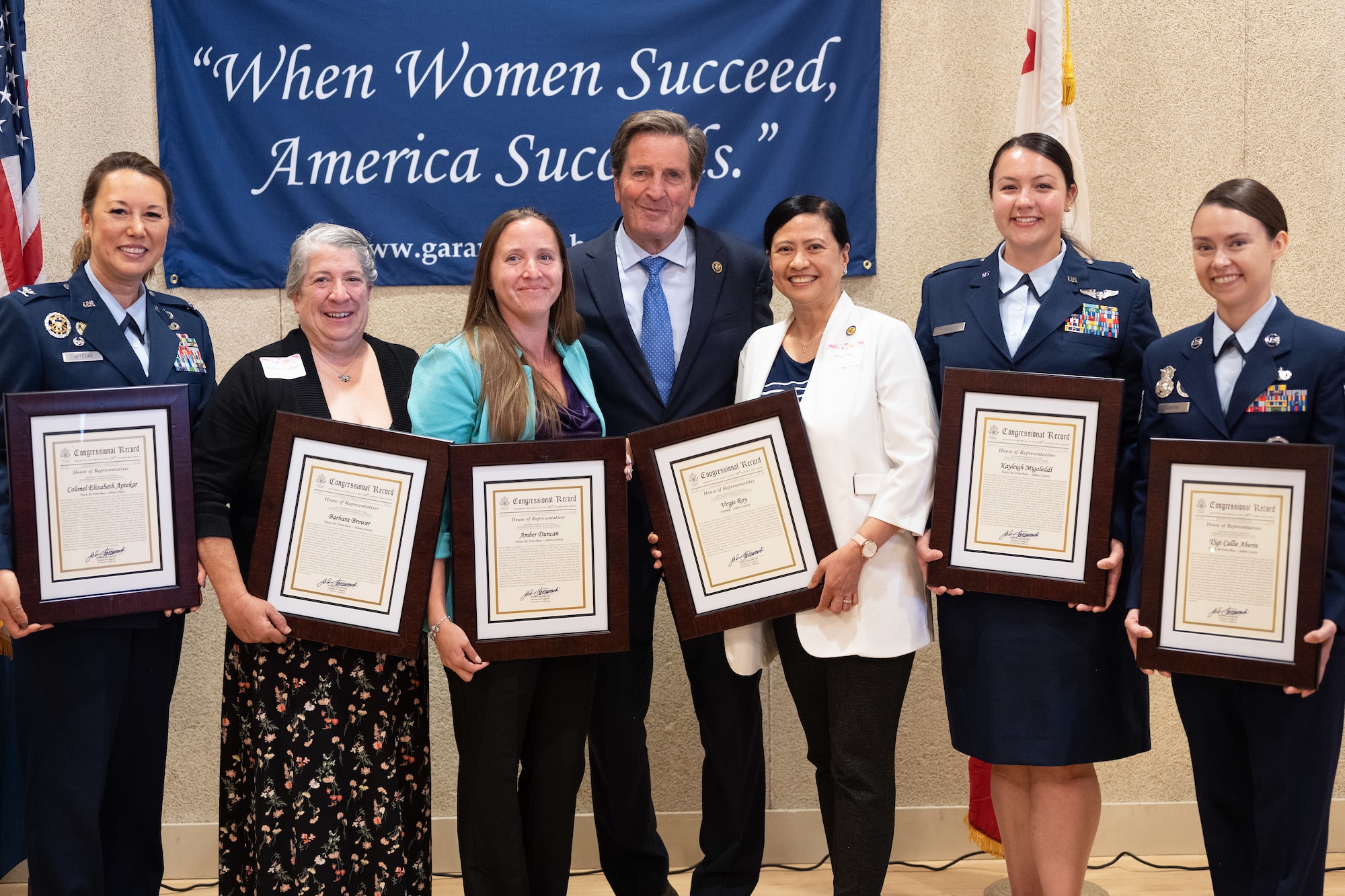 Congressman Garamendi honors Travis women at 2023 Women of the Year Awards