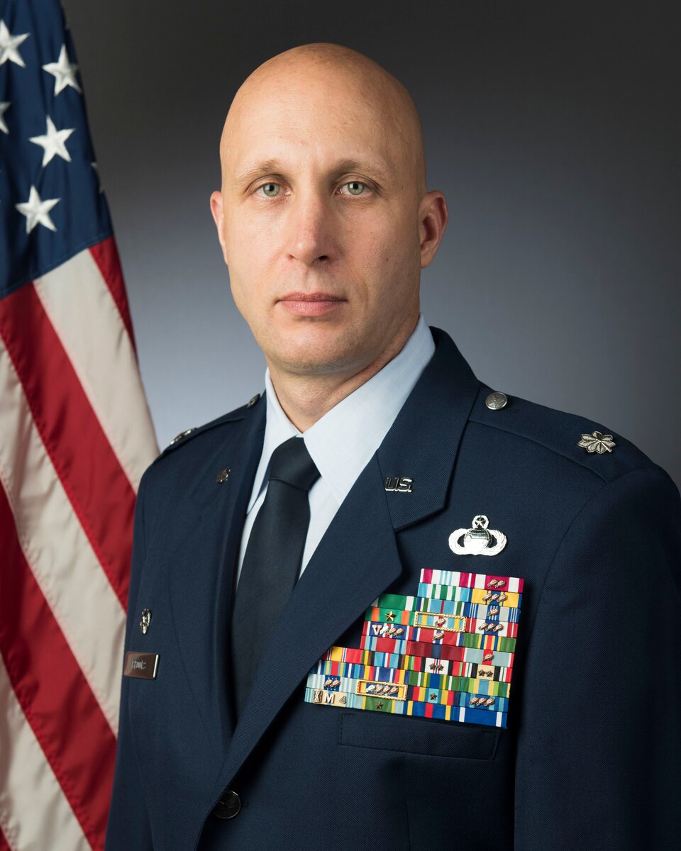 Official photo for Lt. Col. Brian C. Brooks; 755th Intelligence, Surveillance, and Reconnaissance Group; at Joint Base Langley-Eustis, Va. (Courtesy photo)