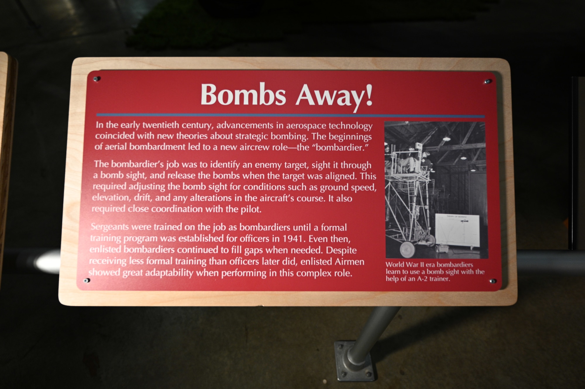 Bombs Away exhibit photos